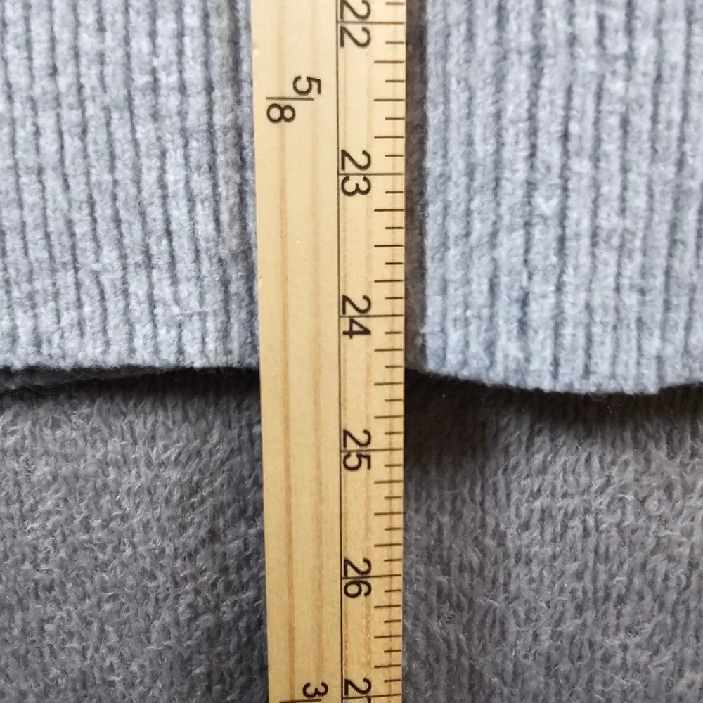Aerie Striped Oversized Crewneck Sweater Gray‎ Green Small